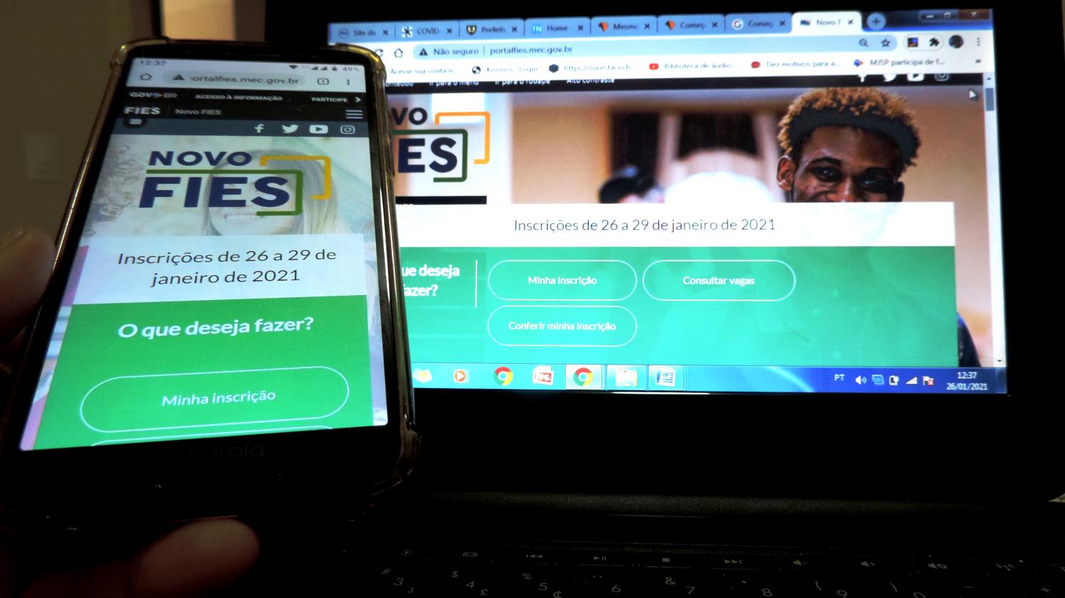 Começam nesta terça-feira (26), as inscrições para o Fies 2021