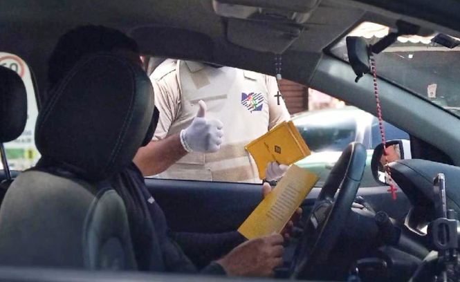 Condutores de veículos da Serra participam de campanha educativa