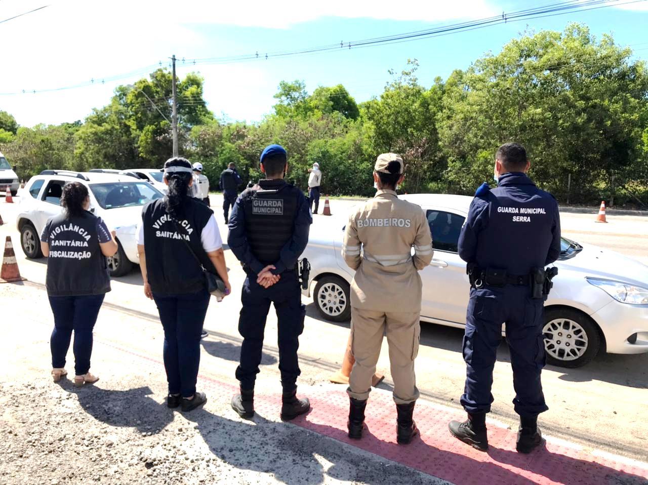 Barreiras sanitárias em três pontos da Serra a partir desta sexta-feira (19)