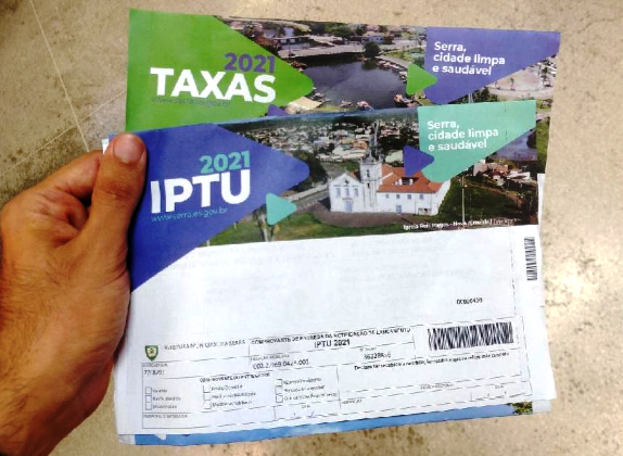 IPTU 2021 começa a ser entregue na Serra