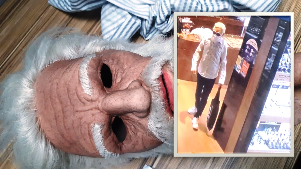 Disfarçado de idoso, assaltante tenta roubar joalheria de shopping