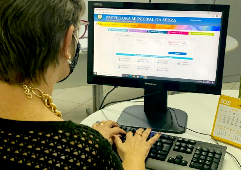 Cidadão da Serra pode imprimir comprovante de agendamento de vacina contra a Covid-19