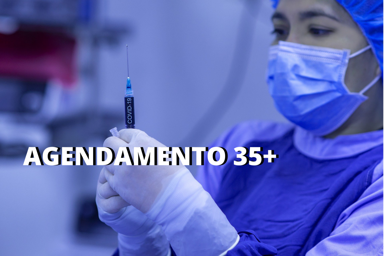 Pessoas de 35 a 39 anos poderão agendar vacina contra a Covid-19 no domingo (27)