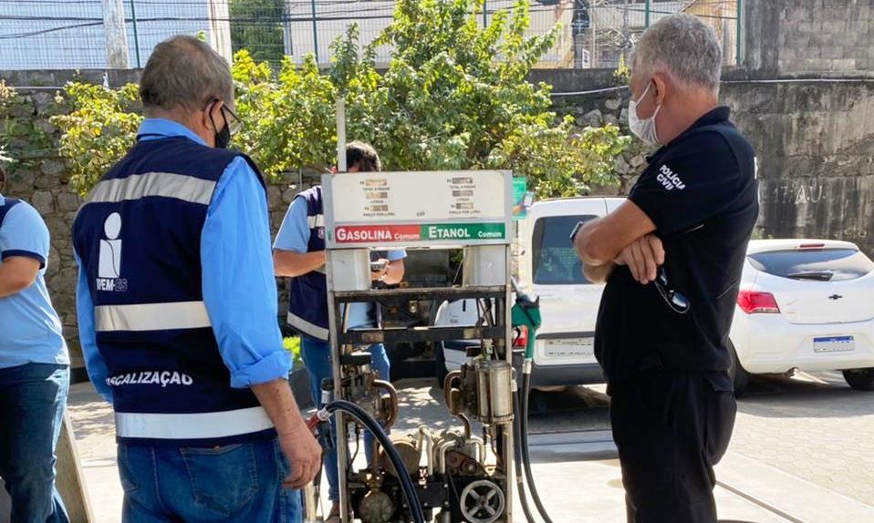 25% das bombas fiscalizadas em operação nos postos do Espírito Santo foram reprovadas