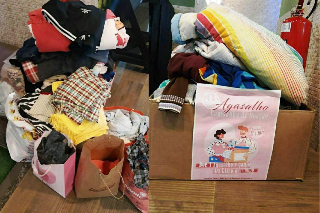 Cervejarias da Serra encerram nesta sexta (30) campanha que troca agasalho por chope