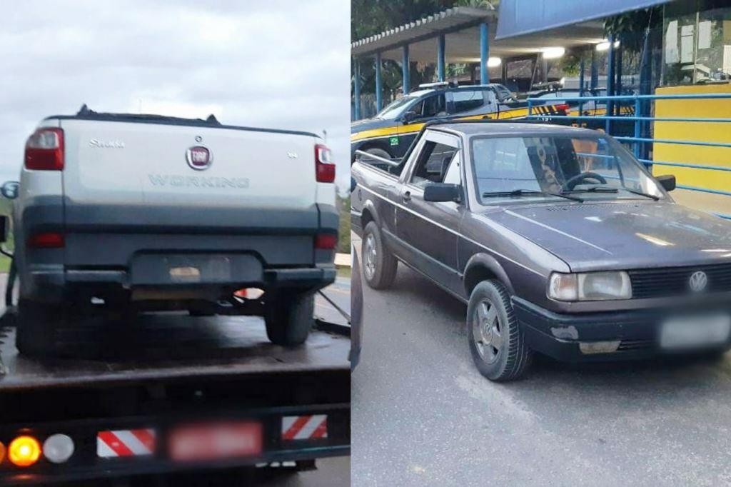 Três veículos roubados são recuperados na BR 101, sendo dois deles na Serra