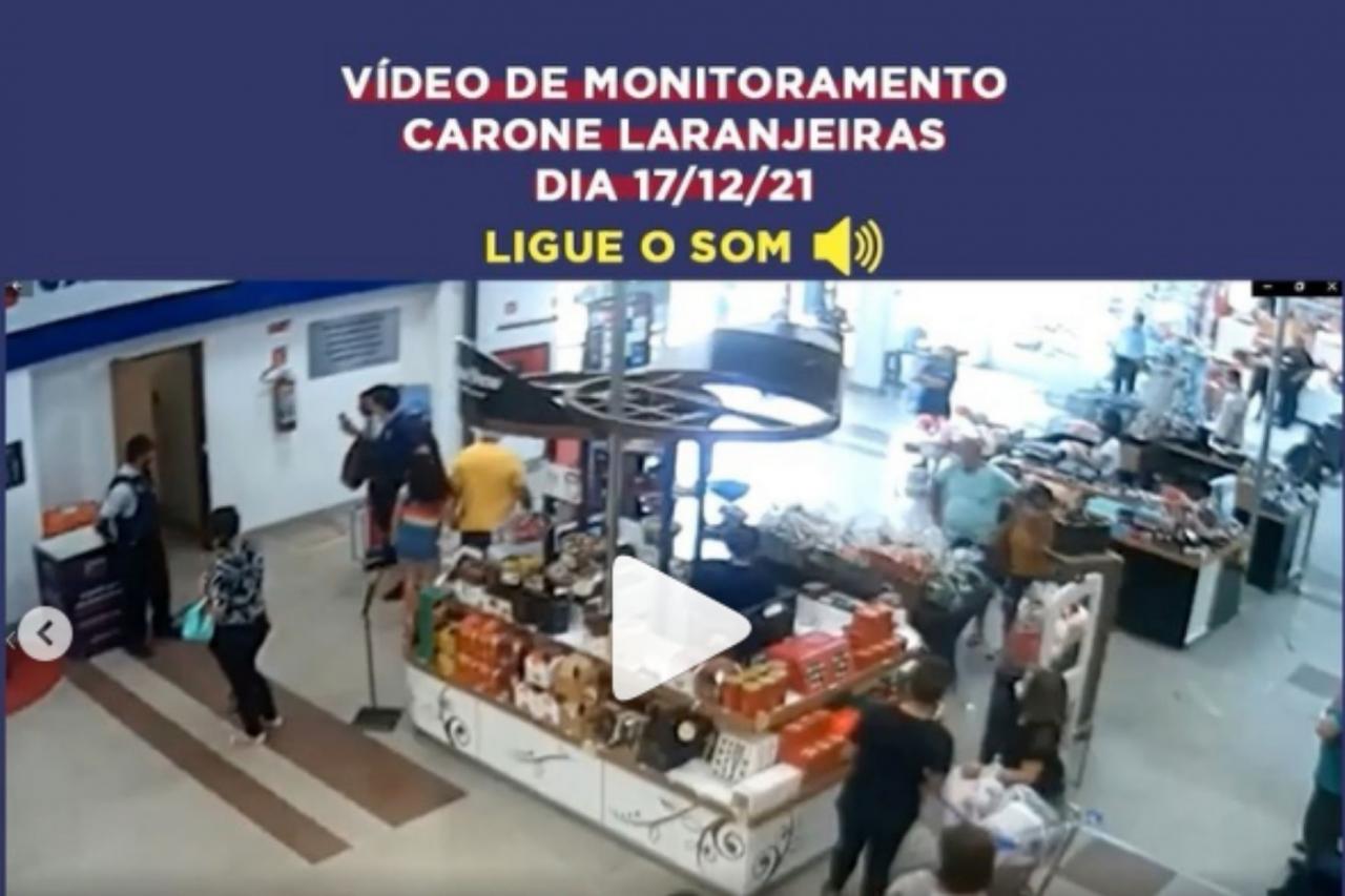 Após protestos na internet, Carone divulga nova nota e imagens de abordagem a suspeito