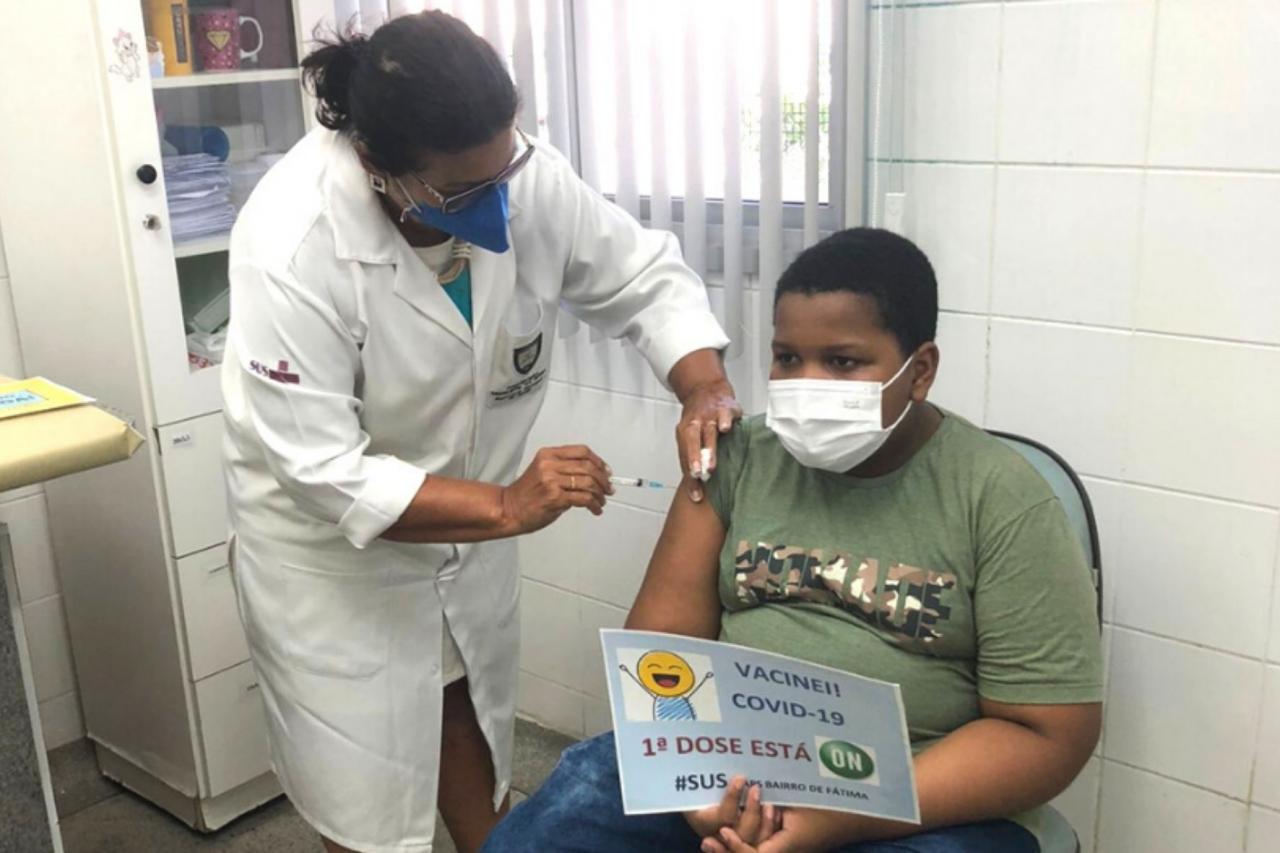 Serra registra alta procura por vacinação de crianças no Dia D contra Covid-19