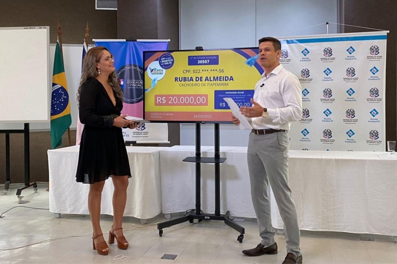 Veja resultado do terceiro sorteio do Nota Premiada Capixaba