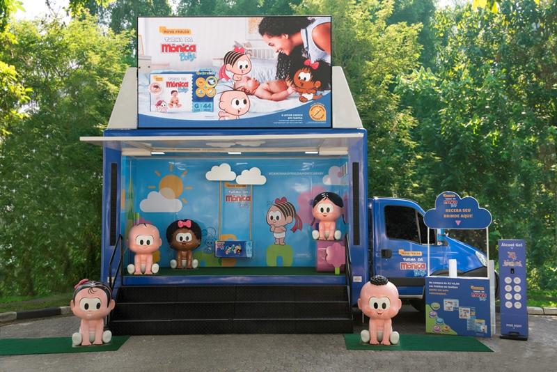 Turma da Mônica Baby chega à Serra com distribuição de amostras grátis de fraldas