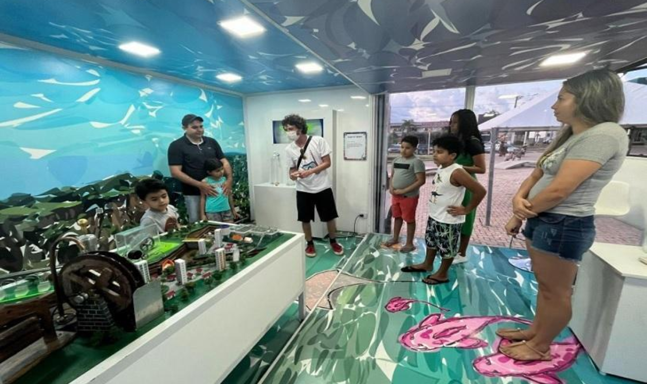 Serra recebe exposição sensorial para comemorar o Dia Mundial da Água