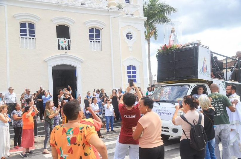 Serra Sede recebe imagem peregrina de Nossa Senhora da Penha