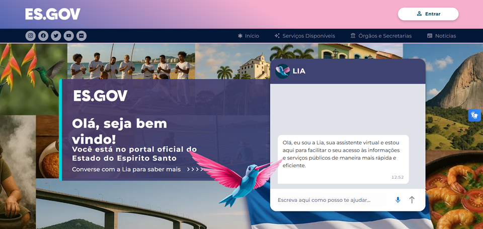 Governo do Espírito Santo lança novo portal inteligente com mais de 660 serviços online