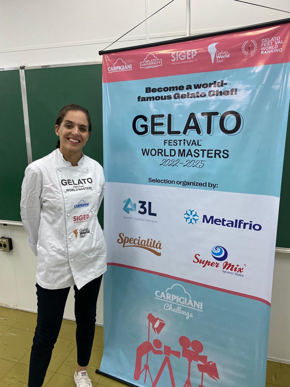 Chef gelatiere de Pedra Azul participa de competição nacional de gelatos