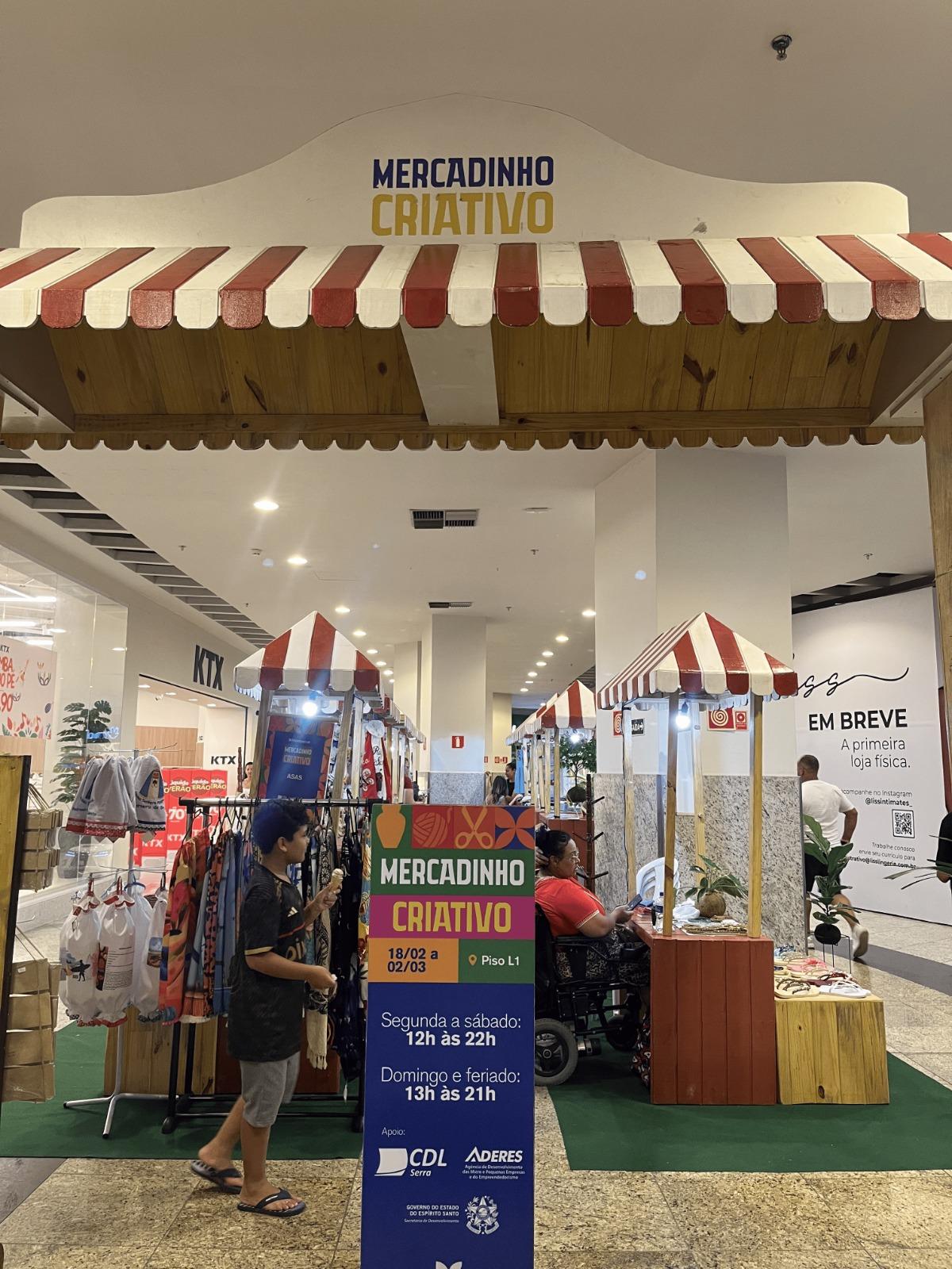 Mercadinho Criativo chega à 5ª edição no shopping Montserrat e destaca o talento artesanal da Serra