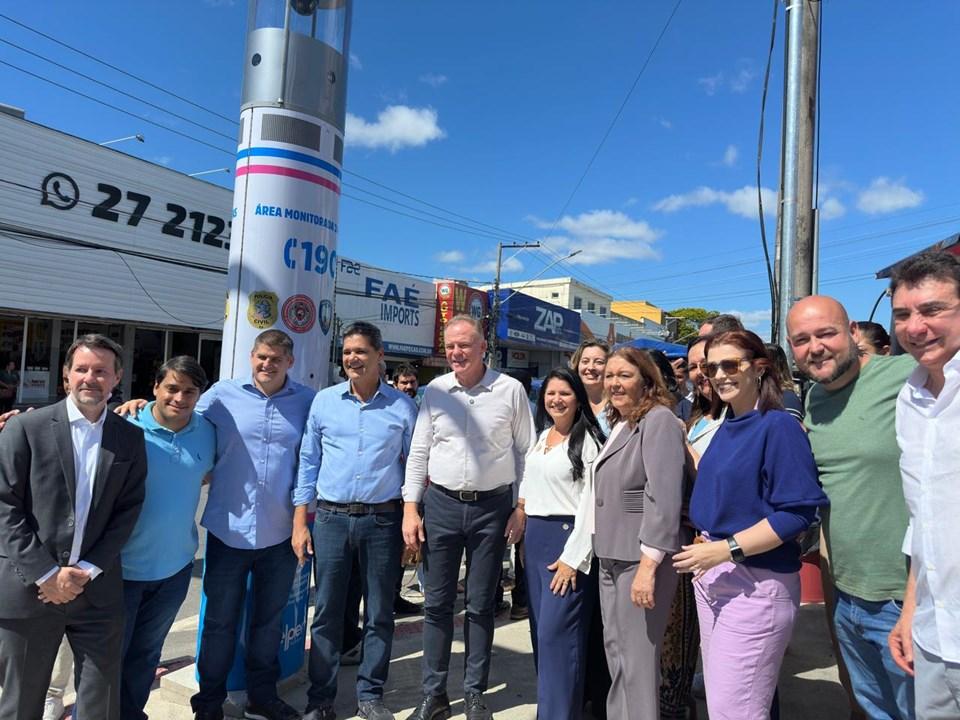 Governo do Estado inaugura novos totens no município da Serra