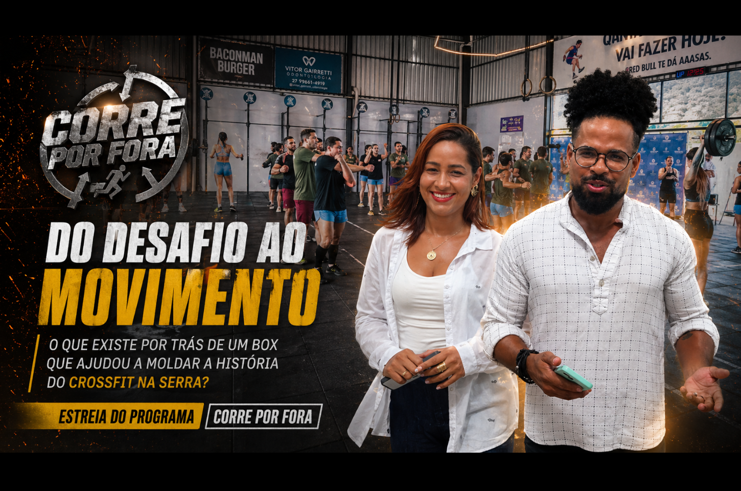 Do desafio ao movimento: estreia do Corre Por Fora conta a história da DXT Colina e a força do CrossFit na Serra