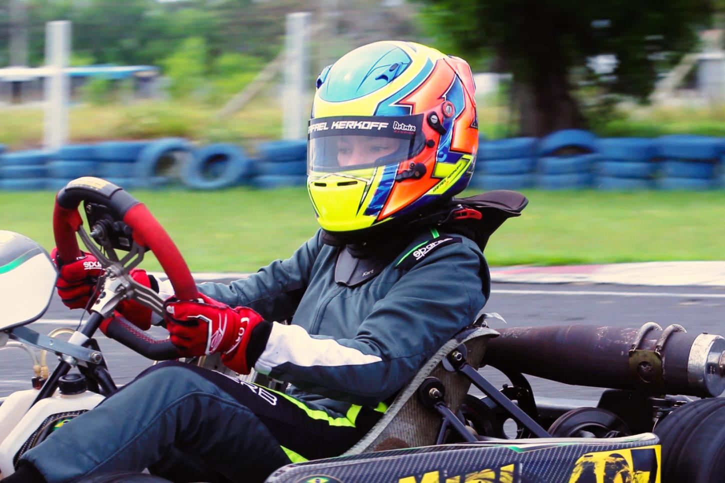 Rafael Kerkoff acelera em busca do topo da classificação no Capixaba de Kart