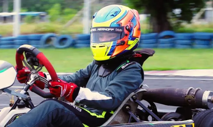 Rafael Kerkoff acelera em busca do topo da classificação no Capixaba de Kart